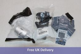 Three Triumph Parts to include 1x Triumph Fuel Filter, T1240850, 1x Cover Fuse Box/Ignition, T230569