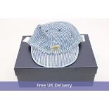 Ralph Lauren Men's Indigo Striped Twill Cap, Size M