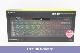 Corsair K100 RGB Optical-Mechanical Gaming Keyboard, Black