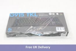 Logitech G915 TKL Wireless Gaming Keyboard, Black