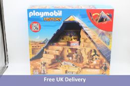 Playmobil 5386 History Pharaoh's Pyramid with Hidden Tombs and Traps. Box damaged