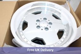 Performa 25 5852 18 x 9 Inch Monoblock Dish Wheel, Silver, For Mercedes E S SL CL