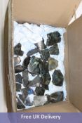 Approximately 96x Pieces Of Labradorite, Various Sizes and Shapes