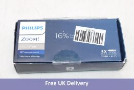 Philips Zoom Nite White, 16% Carbamide Peroxide, 3x 2.4ml Syringes, Expiry 05/2025. Box damaged