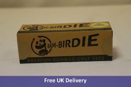 Eight Bam-Birdie Bamboo Golf Tees, 54mm, 40 Pack