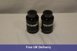 Two Testogen Health Nutrition Supplements, 120 Capsules. Expiry 09/2024