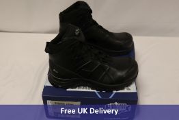 HAIX Black Eagle 50 Black Safety Boots, Black, UK 7. Box damaged