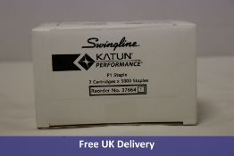 Two Katun Performance Swingline P1 Staple Packs, 3 Cartridges x 5000 Staple Pack