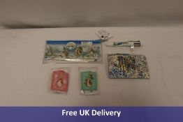 The World of Peter Rabbit items to include 3x Stationary Set Accessories, 2x Garden Party Purses, 22