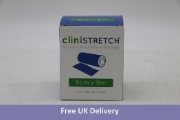 Eighteen Clinistretch Cohesive Short Stretch Bandages, 8cm x 6cm