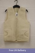 Baby Brand Children's Mama Wool Vest, Natural White, No Size