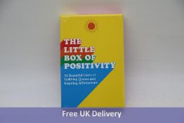 Five packs of The Little Box of Positivity: 52 Beautiful Cards of Uplifting Inspiring Affirmations/Q