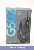 Logitech G502 Hero High Performance Wired Gaming Mouse, Black