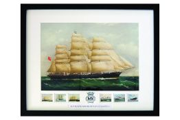 Royal Mail 2013 Merchant Navy Stamps Framed Edition