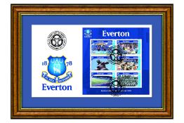 Everton First Day Card Framed Grenada
