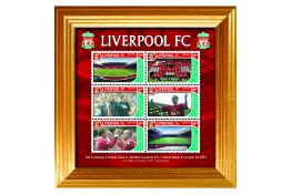 Liverpool Framed Stamp Sheet Grenada