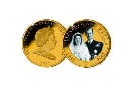 Diamond Wedding of HM Queen Elizabeth II and HRH Prince Philip 5oz coin