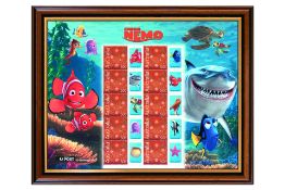 Finding Nemo Australia Post Stamp Sheet - Framed