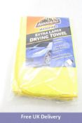 Seven Armor All Microfibre Extra Large Drying Cloths, Yellow
