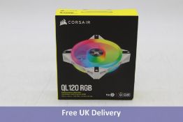 Three Corsair QL 120 RGB Fans, 120 x 120mm