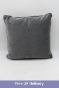 Two Andrew Martin Cushions, Dark Grey, Size 50 x 50cm