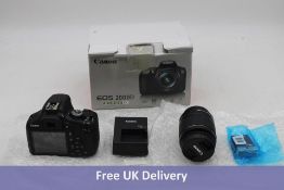 Canon EOD 2000D DSLR Camera & EFS 18-55mm Lens, Excellent Condition, Black, Used, Tested, No Power C
