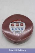 Five Packs of Woltersberger Grit P100 Sanding Discs, 225mm, 50x per Pack