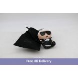 Karl Lagerfeld Women's Doll Keychain, Black