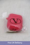 Thirty-seven Valentino Voce Viva Airpods Silicone Cases, Pink