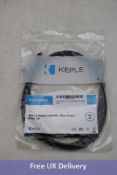 Keple USB 2.0 Digital Cable AM/Micro B 5pin, Black, 2m