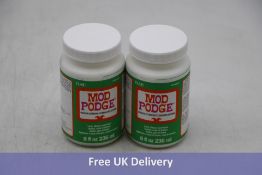 Six Plaid Mod Podge CS11220 Outdoor Waterbase Sealer Glue and Finish, Clear, 236ml