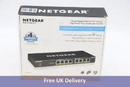 NETGEAR PoE Switch, 8 Port Gigabit Ethernet Unmanaged Network Switch