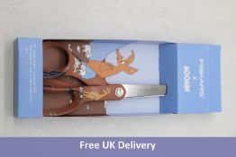 Five pairs Fiskars Moomin Line Universal Sniff Scissors, 21cm. OVER 18's ONLY