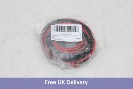 Five packs of 14 AWG Silicone Wire Hook Up Wire Cable 6m/3m, Black