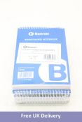 Sixty Banner 300 Page A5 Spiral Bound Shorthand Notebooks
