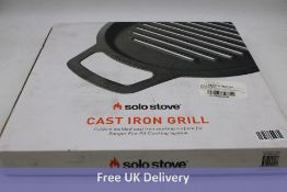 Solo Stove Cast Iron Grill, Height 16.5cm, Weight 13lbs