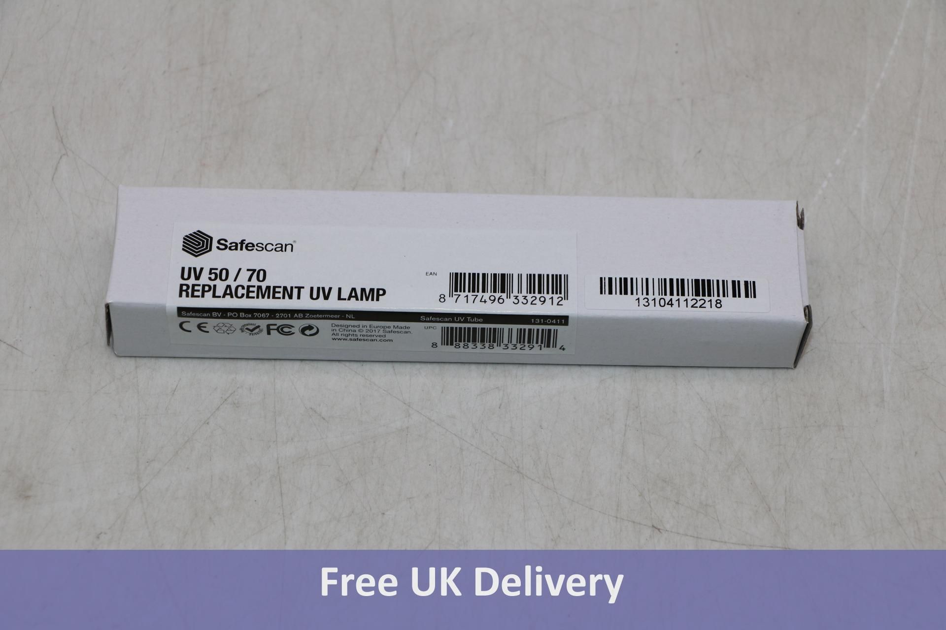 Thirty Safescan Counterfeit Detector UV 50/70 Replacement Bulbs