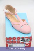 Banned Retro Women's Foggy Flowers Shoes, Pink, EU 41