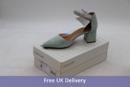 Geox Bigliana Womens Shoes, Goat Suede, Mint UK 6