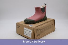 Tretorn Kid's Aktiv Chelsea Winter Boots, Ash Rose/Field Green, UK 3