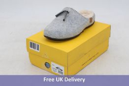 Strive Lille Slipper Memory Foam Orthotic Slipper, Light Gray, UK 5