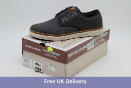 Skechers Men's Half Shoes, Black/Grey, UK 10