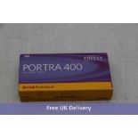Five Pack Kodak Portra 400 120 Colour Negative Roll Film, Expiry 09/2024