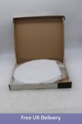 Six Wirquin Celmac Emerald Toilet Seat Cover, White