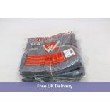 Three WrightFits Men Pro-11 Work Trousers, Grey, 34W 29L