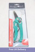 Four Pack of Burgon & Ball Supersharp Footrot Shears, Blue