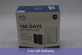 Eufy Security EufyCam 2C 2-Cam Kit Security Camera, Outdoor Wireless Home Security System with 180-D