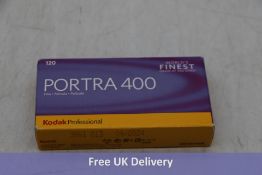 Five Pack Kodak Portra 400 120 Colour Negative Roll Film, Expiry 09/2024