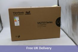 ViewSonic VA2715 Series, 27 Inch LED, Backlit Display Full HD Monitor, Black