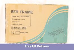 Metal Bed Frame, Black, EU-KHD-YT-901, 1100*680*90mm